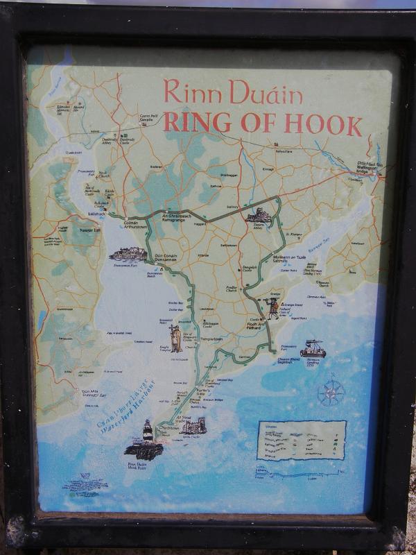 Map.JPG - Map of the "Ring of Hook" mounted on the wall near the lighthouse.